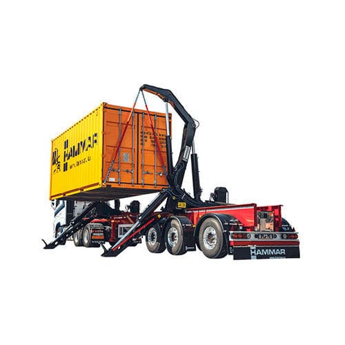 Empilhadeira lateral elétrica - 160 series - Hammar - para operador sentado a bordo / de movimentação / para contêineres