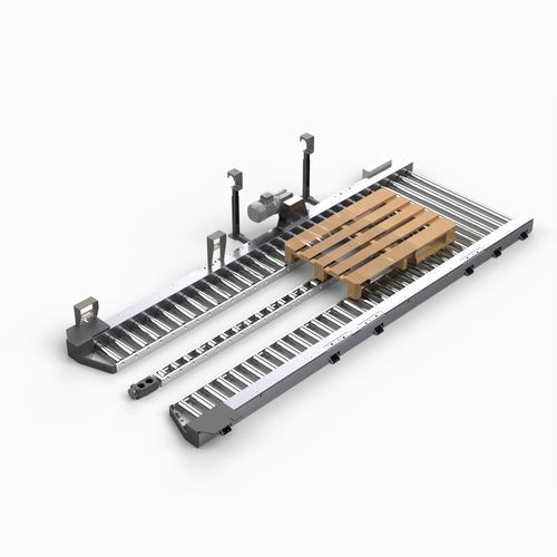 Transportador de rolos - Brolla - de esteira fina / horizontal / modular