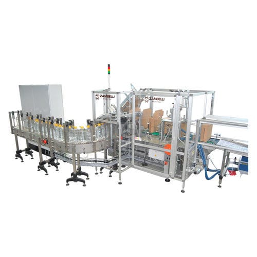 Encaixotadora wrap-around - AP200W - Zambelli S.r.l. - automática / controlada por CLP / para engarrafamento