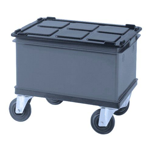 Caixa em PP - Delta series - Interbox S.A. - para aplicações farmacêuticas / empilhável / com pegas