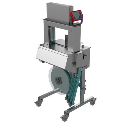 Máquina cintadora automática - US-2000 ADU-R - ATS-Tanner GmbH Banderoliersysteme - com touch screen / móvel / de mesa