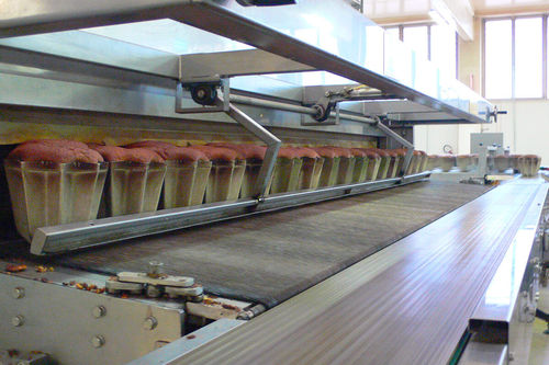 Linha de produção de bolos totalmente automática - Iteca Automatic Lines S.p.A - com dosadora / em linha / para a indústria alimentícia