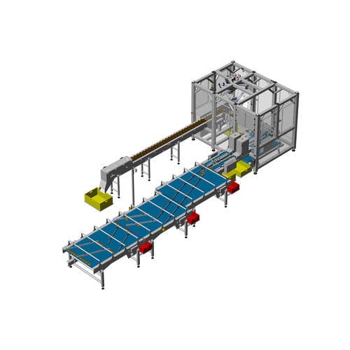 Linha de embalagem para a indústria alimentícia - SFF - TG-Packaging bvba - para controle da qualidade / automática