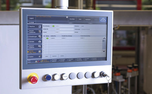 IHM com touch screen - JW Verpackungstechnik GmbH - para montagem em braço / USB / de visualização