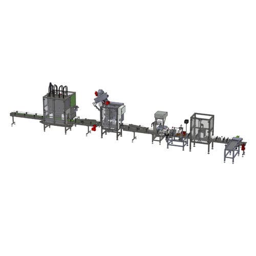 Envasadora automática - DKAZ-line - VOLLENDA-WERK GmbH - para galões / de líquidos / para produtos fitossanitários