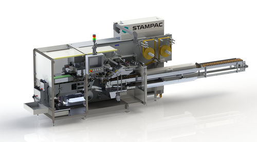 Máquina embaladora de 2 pistas - LEKO-KF - Stampac GmbH - automática / com filme dobrado / para produtos alimentares