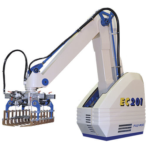 Paletizador robótico - EC-201	 - FUJI ROBOTICS EUROPE Fuji Yusoki Kogyo Co., Ltd. - para bebidas / de alta velocidade / de 4 eixos