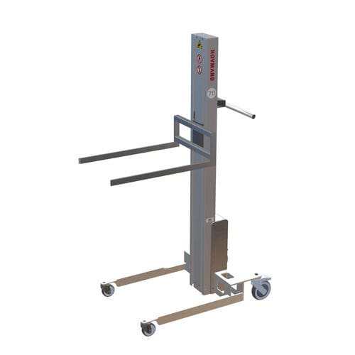 Sistema de elevação de garfo - Impox 70L G1-ix - HOVMAND - em aço inoxidável / para caixas / industrial