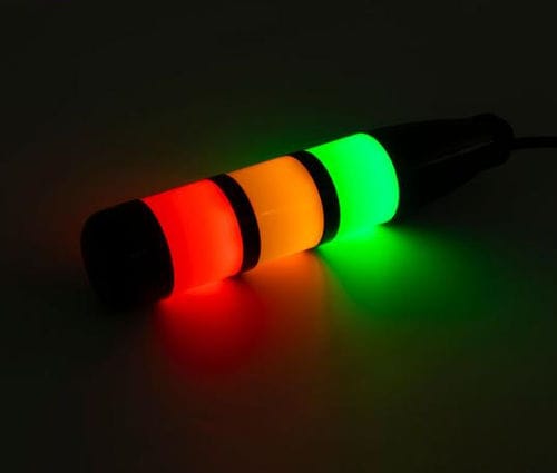 Coluna luminosa de LED - OLE3-301-BN-RYG - Otennlux Lighting Technology Co.,Ltd - de 3 cores / IP67 / à prova de água
