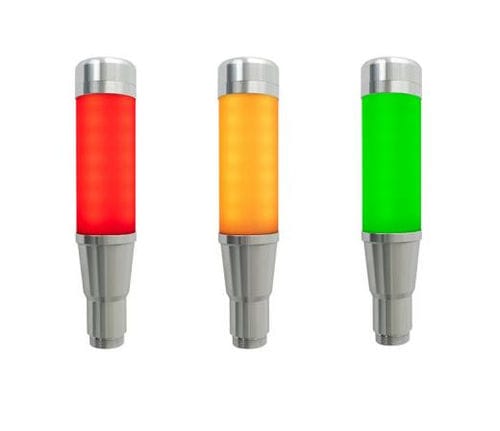 Coluna luminosa de LED - OCS2-101-BN-RGY - Otennlux Lighting Technology Co.,Ltd - de 3 cores / IP65 / com aviso sonoro
