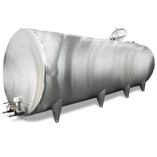 Tanque de resfriamento - E.T.A. S.r.l. - para leite / em aço inoxidável / cilíndrico