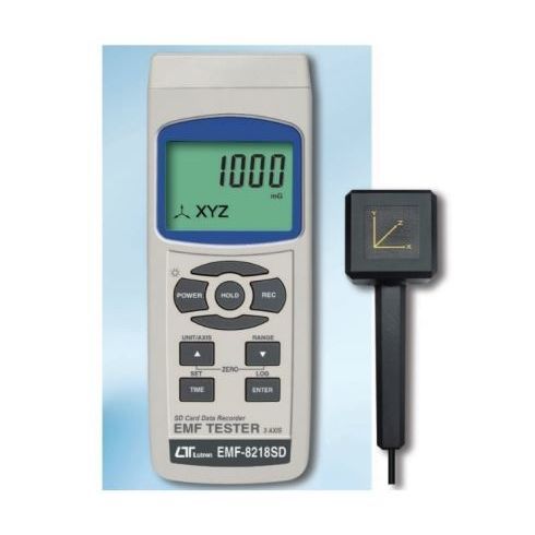 Testador de campo magnético - EMF-8218SD - Lutron - portátil / digital / USB