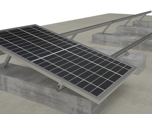Estrutura de fixação fotovoltaica para terraço de cobertura - ANTAI