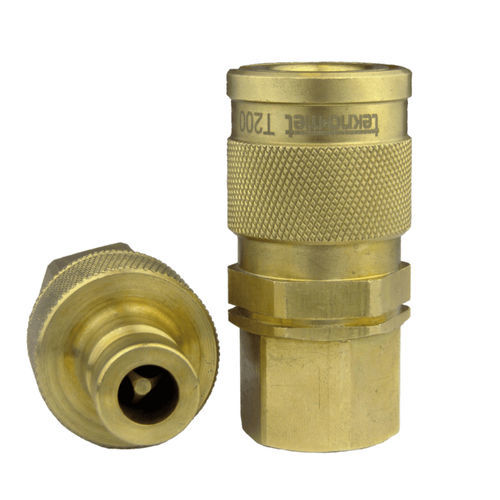 Conexão hidráulica - T200 series - TEKNO-MET BAĞLANTI ELEMANLARI SAN. ve TİC. LTD. ŞTİ - rápida / em latão / em aço inoxidável