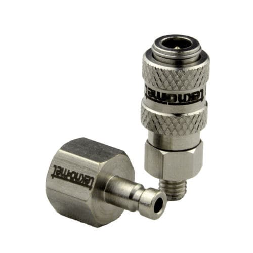 Conexão pneumática - T020 series - TEKNO-MET BAĞLANTI ELEMANLARI SAN. ve TİC. LTD. ŞTİ - rápida / em latão niquelado / em aço inoxidável