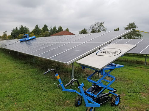 Robô de limpeza para piso - LIFTER - AX Solar Robot - para painéis solares / móvel