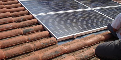Estrutura de fixação fotovoltaica integrada na construção - ISSE  - Renusol Europe GmbH - para instalação vertical / em alumínio / autoportante