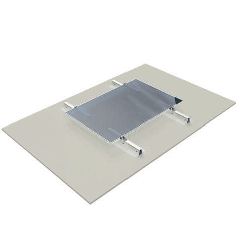 Estrutura de fixação fotovoltaica para terraço de cobertura - ROOF-SOLAR TPO - Dome Solar - para instalação vertical / em alumínio / em aço inoxidável