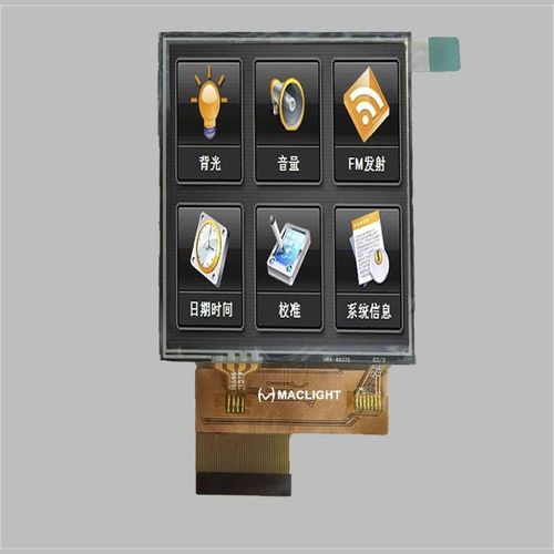 Módulo de visualização TFT LCD - MLT032Q40-T6 - Maclight Display Co., Limited - com tela sensível ao toque resistiva / em cores / 240 x 320