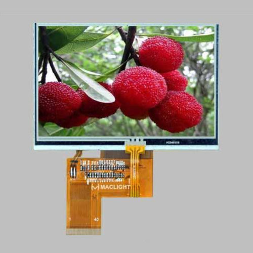 Módulo de visualização TFT LCD - MLT043R40-T19 - Maclight Display Co., Limited - com tela sensível ao toque resistiva / em cores / 480 x 272