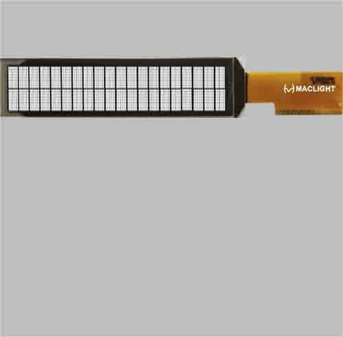 Display OLED - MLD202A - Maclight Display Co., Limited - monocromático / 20 x 2 / 2,9"