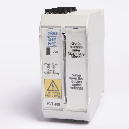 Transdutor de tensão CC - HVT 400-DX - Mütec Instruments GmbH - em trilho DIN / programável / SIL2