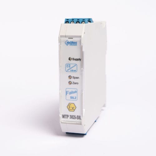 Transmissor de temperatura para trilho DIN - MTP 302i - Mütec Instruments GmbH - com termopar / 2 canais / de 2 fios