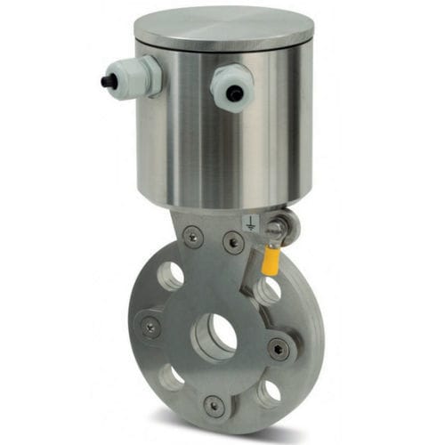 Controlador de fluxo capacitivo - FS 600E - Mütec Instruments GmbH - para produtos a granel / para altas temperaturas / em linha