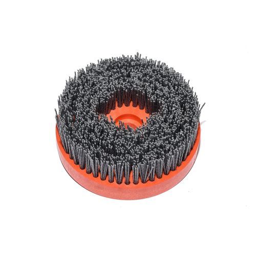 Escova circular - TUFT - Cepicat - de rebarbagem / em alumínio / de carbureto de silício
