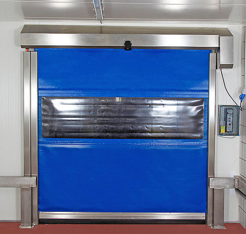 Porta de enrolar - Aliga-Tor GmbH - em aço inoxidável / em tecido / em material plástico
