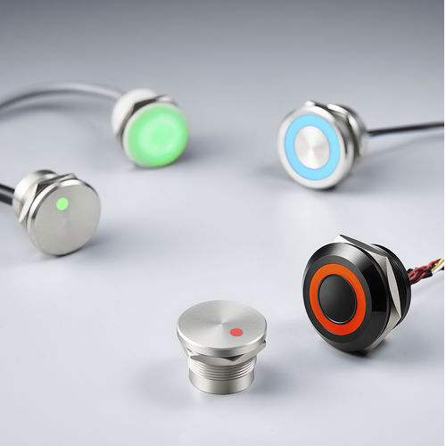 Botão de comando piezo - PZ Series - YUEQING DANPU ELECTRIC ( LANGIR ) CO.,LTD. - antivandalismo / à prova de água / IP69K