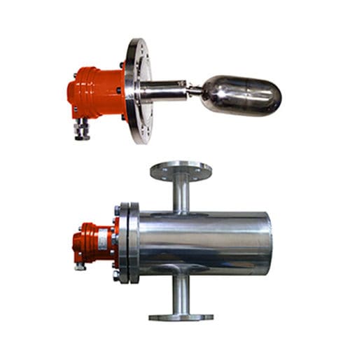 Chave de nível de boia - UQK - Shandong Dongrun Instrument Science and Technology Co., Ltd. - para líquidos / flangeada / resistente às chamas