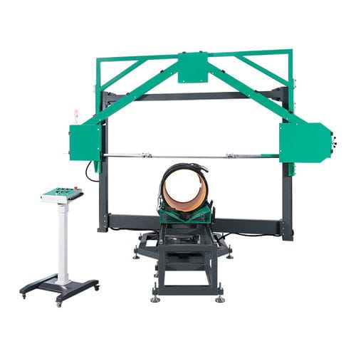 Máquina de corte e chanfro de fita - SWT-C series - Hebei Mingmai Technology Co., Ltd. - motorizada / estacionária / de alta velocidade