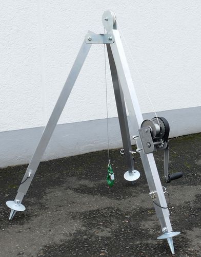 Tripé de elevação de alumínio - 144 - WIMAG GmbH - telescópico / compacto / leve