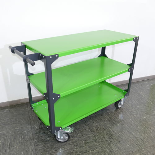 Carrinho de transporte - 901 - WIMAG GmbH - em aço / 3 níveis / com rodízios