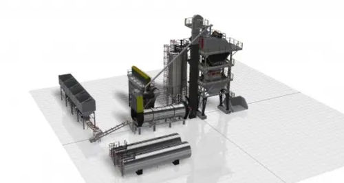 Usina de asfalto móvel - MBA 60-80 - Polygonmach