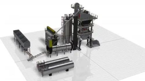 Usina de asfalto móvel - MBA 100-120 - Polygonmach