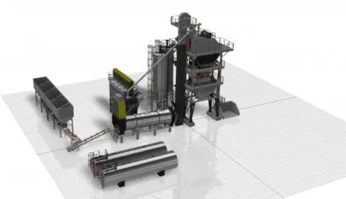 Usina de asfalto móvel - MBA 120-140 - Polygonmach