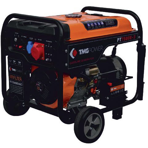 Grupo gerador de energia a gasolina - GG7500E3 - TMG POWER - monofásico / 50 Hz / refrigerado a ar