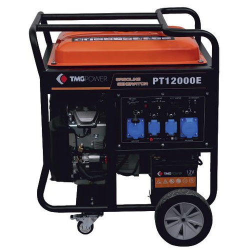Grupo gerador de energia a gasolina - GG12000E - TMG POWER - monofásico / 50 Hz / refrigerado a ar