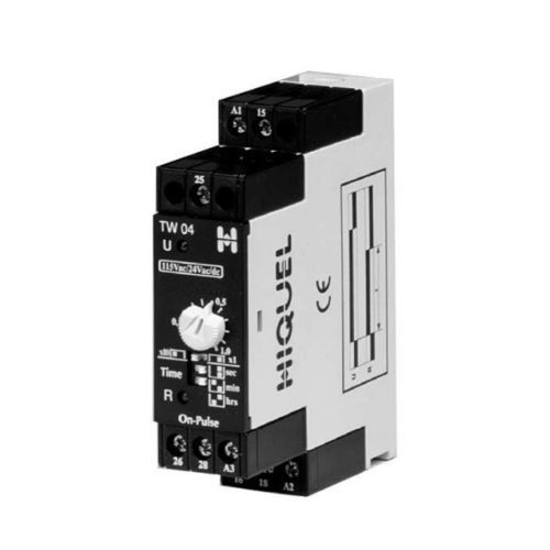 Relé temporizado de pulsos - TW series  - HIQUEL - de retardo / para trilho DIN / plug-in