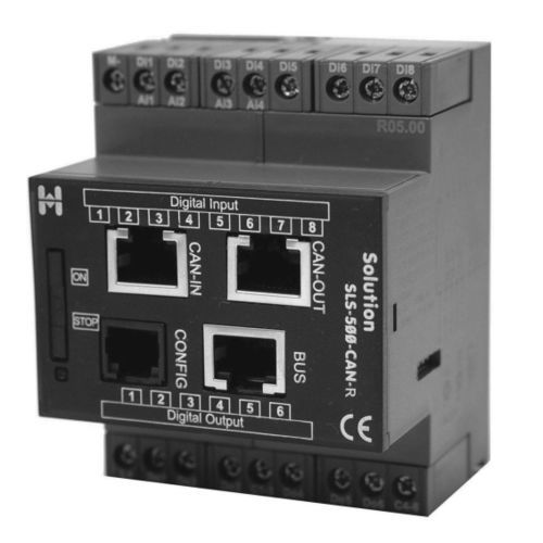 Unidade de controlo digital - SLS-500-CAN-S - HIQUEL - programável / para trilho DIN