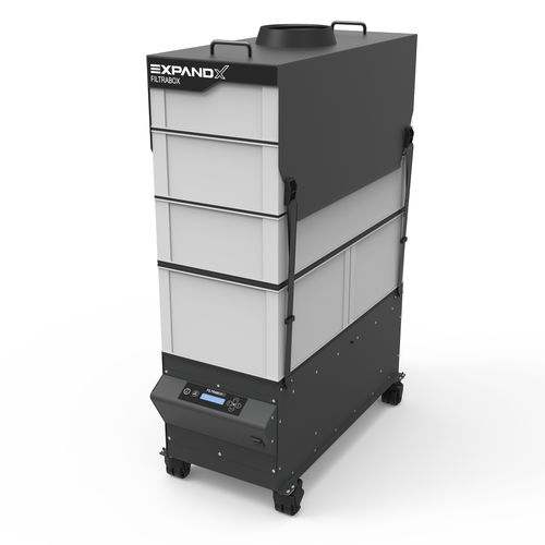 Exaustor de fumaça móvel - ExpandX-3 - Okkura Limited - a laser / de marcação a laser / de gravação