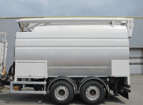Carreta porta-contêiner - VRAC PLUS - para ração / para produtos a granel / tandem