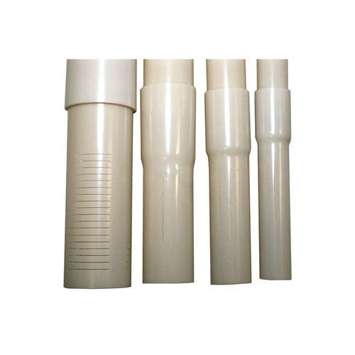 Tubo rígido hidráulico - 10.01.7 series - Royal Eijkelkamp - em PVC / metálico / leve