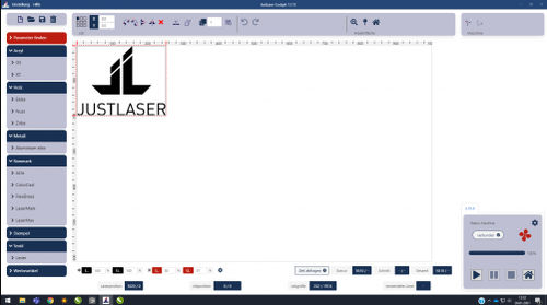 Software de programação - JustLaser s.r.l. - de desenvolvimento / de controle / de gravação