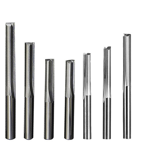 Fresa de 2 cortes - TurboCut - Cnc3d - de topo / inteiriça / para plásticos