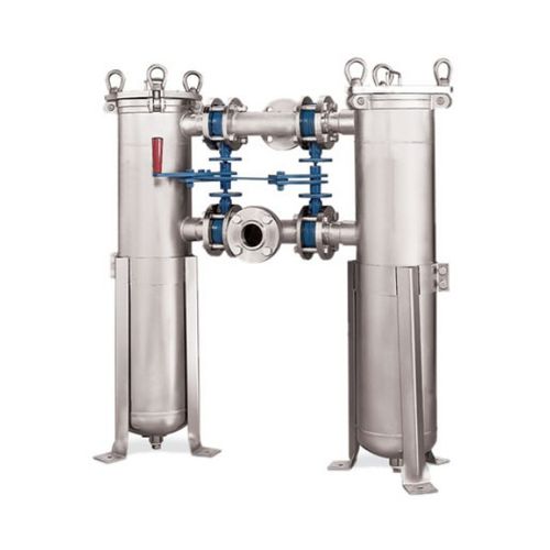 Carcaça de filtro bolsa - Guangde Huilong Environment Technology Co., Ltd. - para líquidos / em aço inoxidável / duplex