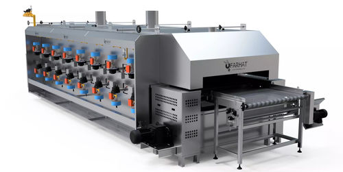 Forno para padaria tipo túnel - Farhat Bakery Equipment - de indução / de infravermelho