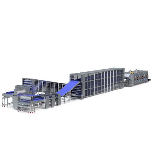 Linha de produção de pão pita - Farhat Bakery Equipment - Naan / automática